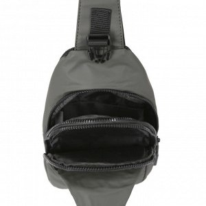 Рюкзак-мини однолямочный, мягкая спинка, разъём для PowerBank, нейлон, FABRETTI 1037-11
