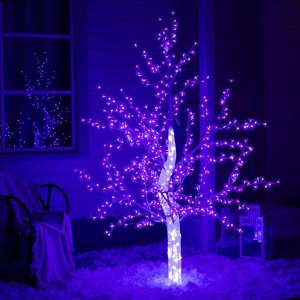 Дерево светодиодное улич. 1,8 м. "Акриловое" 768Led, 46W, 220V, фиолетовый