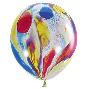 Воздушный шар 12"/30см Многоцветный 50шт