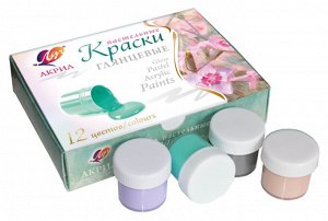 Луч Краски акриловые ПАСТЕЛЬНЫЕ 12 цв.