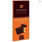 «OZera», шоколад горький с апельсиновым маслом Dark&amp;Orange, 90 г