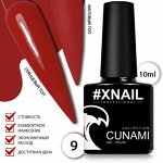 XNAIL, CUNAMI RED 09, 10 ML.