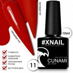 XNAIL, CUNAMI RED 11, 10 ML.