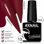 XNAIL, CUNAMI RED 13, 10 ML.