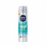 Nivea Men гель для бритья FRESH KICK, 200мл