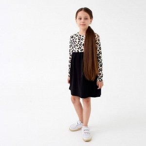 Платье детское с длинным рукавом KAFTAN "Trendy", размер 28 (86-92)