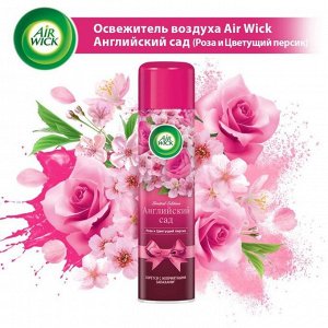 Освежитель воздуха Airwick Английский сад (Роза и Цветущий персик) 290 мл