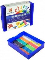 Пластилин Классика 10 цв, в пластм контейнере, арт.20С 1345-08