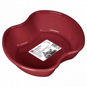 МИСКА ДЛЯ ЖИВОТНЫХ (для собак/кошек), LUCKY PET 0,8Л (Бордовый)