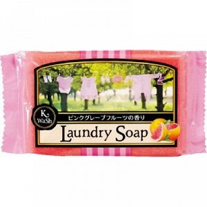 KAN Хозяйственное ароматизирующее мыло "Laundry Soap K wash" с антибактериальным и дезодорирующим эффектом