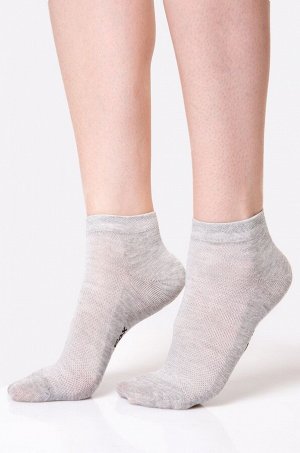 Однотонные укороченные носки в сетку (цвет в ассортименте)