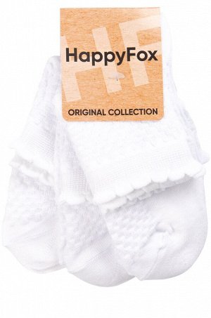 Носочки для девочки 3 пары Happy Fox