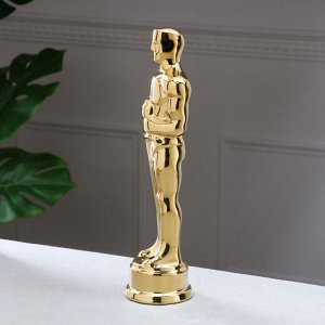 Статуэтка "Оскар стандарт", булат, золотистая, керамика, 32 см