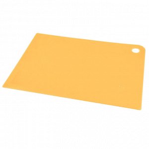 Доска разделочная гибкая пластмассовая "Asti" 24,7х17,5х0,45см, прямоугольная, бледно-желтый (Россия)