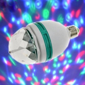 Вращающаяся Диско-лампа LED Full Color Rotating Lamp