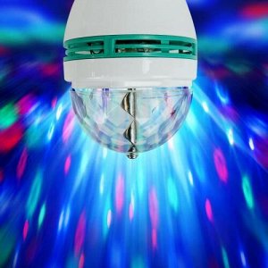 Вращающаяся Диско-лампа LED Full Color Rotating Lamp