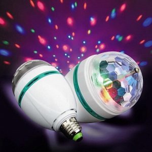 Вращающаяся Диско-лампа LED Full Color Rotating Lamp