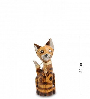 Фигурка «Кошка» н-р из трех 30,25,20 см (албезия, о.Бали)