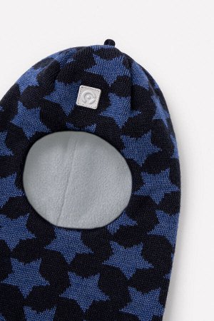 Шапка-шлем для мальчика Crockid КВ 20230/ш темно-синий