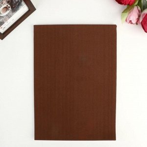 Бумага бархатная на клеевой основе плотность 150 гр "Шоколад" формат А4