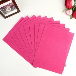 Бумага бархатная на клеевой основе плотность 150 гр "Светло-розовый" формат А4