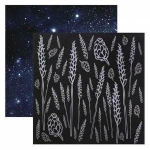 Набор бумаги для скрапбукинга «Звездное небо», 18 листов, 30х30 см