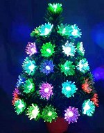 Ель искусственная с LED-подсветкой, 65 см