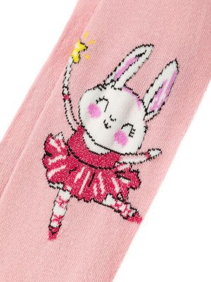 Колготки для девочек "Rose pink rabbit", цвет Розовый
