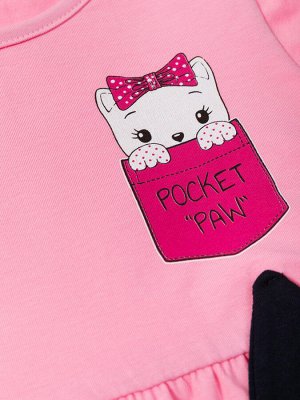 wonderlandiya Платья для девочек &quot;Pocket rose&quot;, цвет Розовый