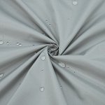 Ткань на отрез дюспо 240Т покрытие Milky 80 г/м2 цвет светло-серый