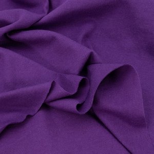 Ткань на отрез кулирка М-2045 цвет фиолетовый