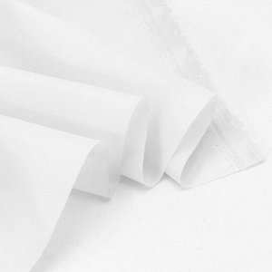 Ткань на отрез таффета 150 см 190Т цвет белый 2