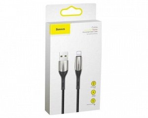 Кабель Baseus Horizontal Data Cable Lightning - USB черный, 1м (CALSP-B01)