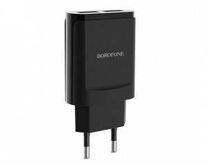 СЗУ-2USB Borofone BA8A, 2.1A черный