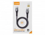 Кабель Ldnio LC101 Type-C - Type-C серый, 1м