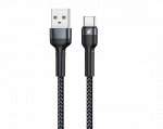Кабель Remax RC-124a Type-C - USB черный, 1м