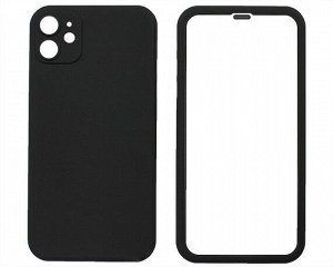Защита 360 iPhone 11 черная (защитное стекло+задняя крышка)
