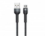 Кабель Remax RC-124m microUSB - USB черный