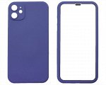 Защита 360 iPhone 11 сиреневая (защитное стекло+задняя крышка)