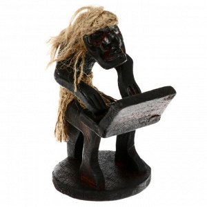 Сувенир «Абориген-айтишник», 20 см, дерево