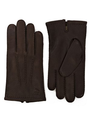 Перчатки мужские 100% ш HS626 d.brown #Темно-коричневый