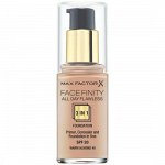 Max Factor Facefinity All Day Flawless 3-in-1 Тональная основа №45 warm almond