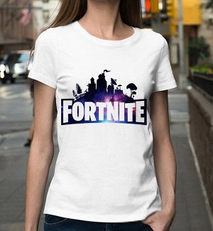 Женская футболка fortnite фортнайт, цвет белый