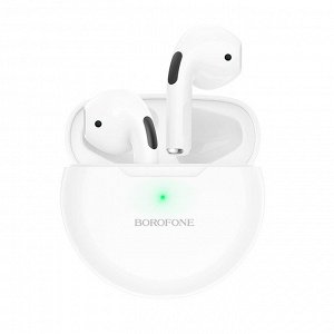 Наушники беспроводные BOROFONE BE41 Felice, Bluetooth, 180 мАч, белый