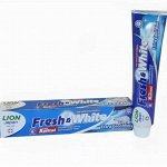 LION &quot;Фреш энд Вайт&quot; Зубная паста 160гр &quot;Extra Cool Mint&quot; мятная прохлада