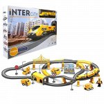 Железная дорога  &quot;InterCity Megapolis&quot; Новостройка ,90 дет, кор.52*35*8 см