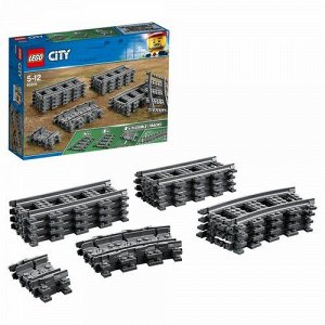 LEGO (Лего) Игрушка Город  Рельсы ,19*26*6 см