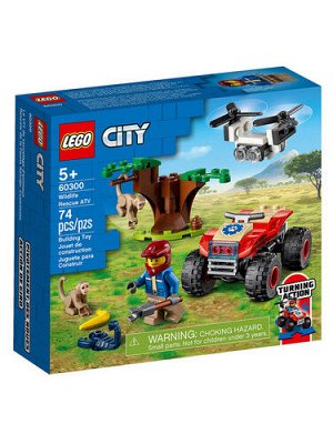 LEGO (Лего) Игрушка Город  Спасательный вездеход для зверей ,16*14*5 см