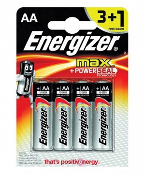 Батарейки ENR max АА 3+1 Free (4шт)