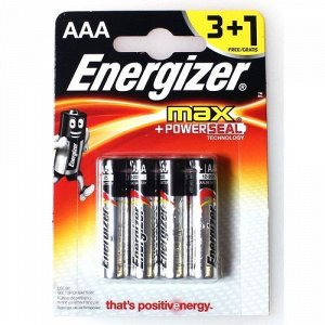 Батарейки ENR max ААА 3+1 Free (4шт)